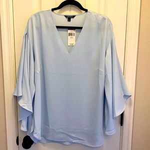 Lauren Ralph Lauren Powder Blue Blouse